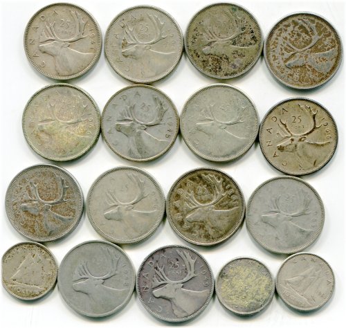 Canadian 80% Silver Coin Assortment