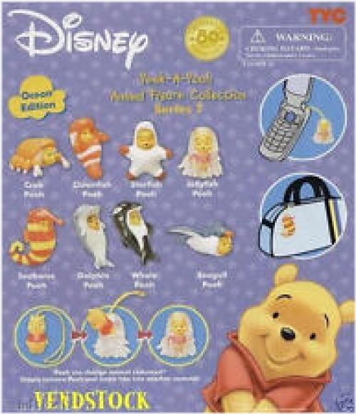 Ocean Edition Winnie the Pooh Dangler Set by Tomy Disney