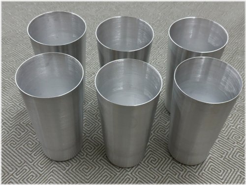 Retro Aluminum Tumblers Set