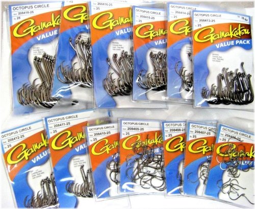 OctoOffset Value Pack Fishing Hooks by Gamakatsu