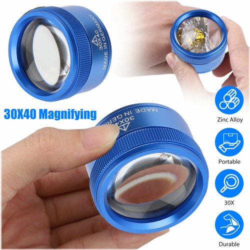 Precision View 30x Magnifying Eye Loop for Jewelry and Watch Repair