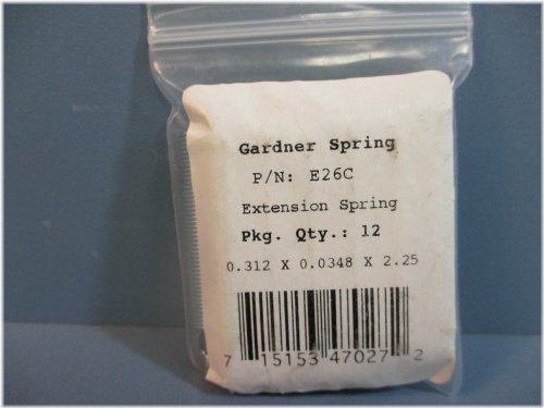 Gardner E26C Spring Set