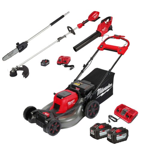 Yard Pro Kit: Mower, Blower, Trimmer, and Pole Saw by Milwaukee 2823