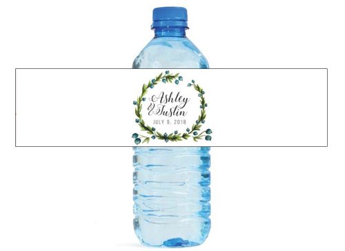 Chic Wreath Celebration Labels