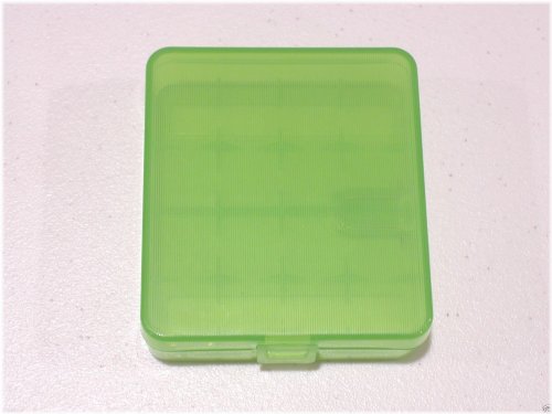 Green Storage Case for 4 x 18650 Batteries