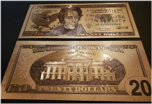Golden 20 Dollar Replica, Series 2009
