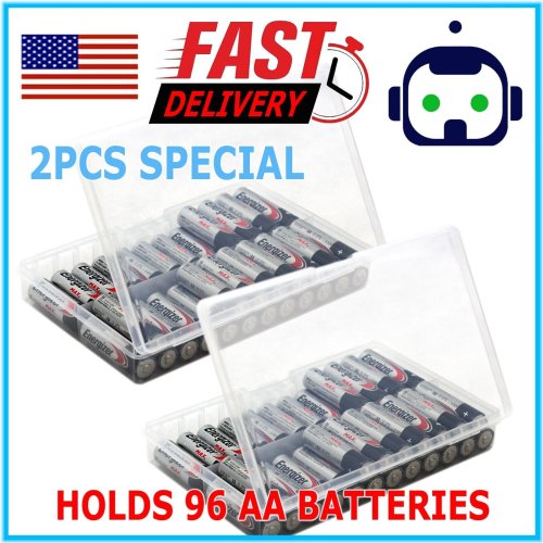 Battery Depot: Compact Storage Solution for 96 AA/AAA Batteries