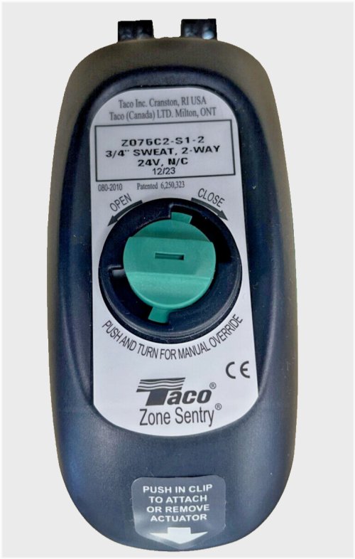 Zone Sentry Motorized Valve