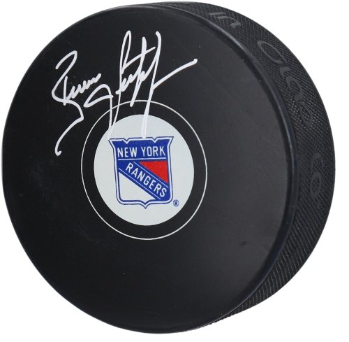 Rangers Legend Autographed Puck