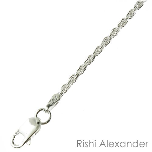 Silver Diamond Cut Rope Jewelry Collection
