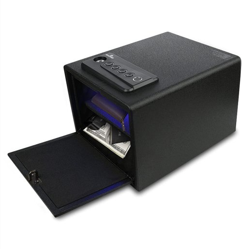 SecureGuard 4-Pistol Steel Lock Box