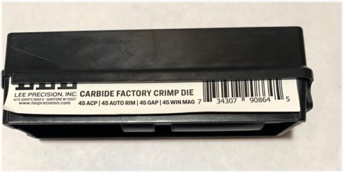 Carbide Crimping Die Set