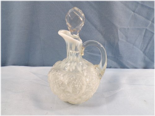 Opal Fern & Daisy Glass Cruet