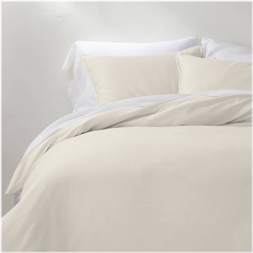 Natural Linen Blend Comforter Set