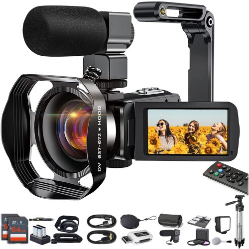 PixelPro 4K Vlogging Camera with WiFi and Microphone