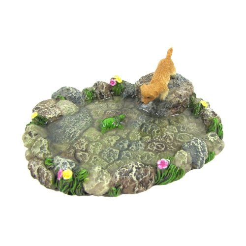 Tiny Enchanted Pond Turtle Fairy Figurine
