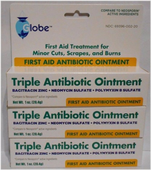 Antibacterial Relief Ointment - 3 Pack, 1oz Tubes (Expires 09-2024)