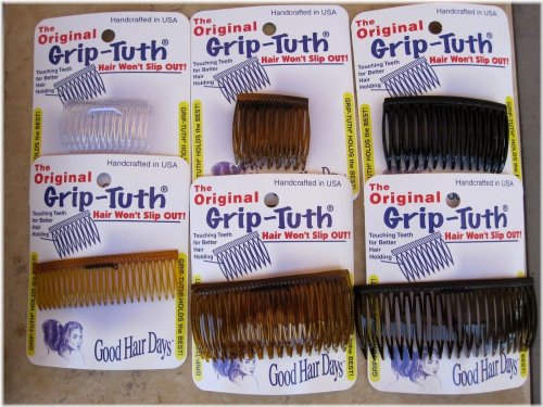 Grip-Tuth® Side Combs by Good Hair Days