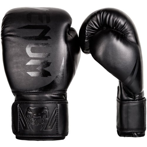 Challenger Hook and Loop Boxing Gloves - Blackout Edition