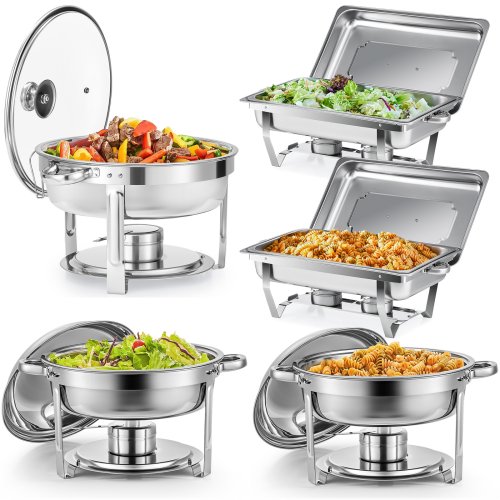 RegalServ Stainless Steel Buffet Chafer Set for Elegant and Safe Food Service