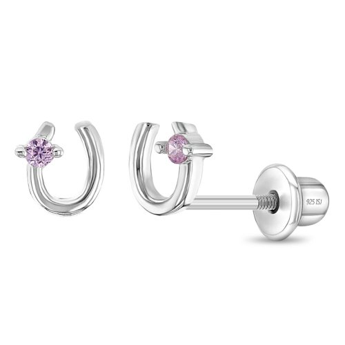 Sparkling Horseshoe Earrings