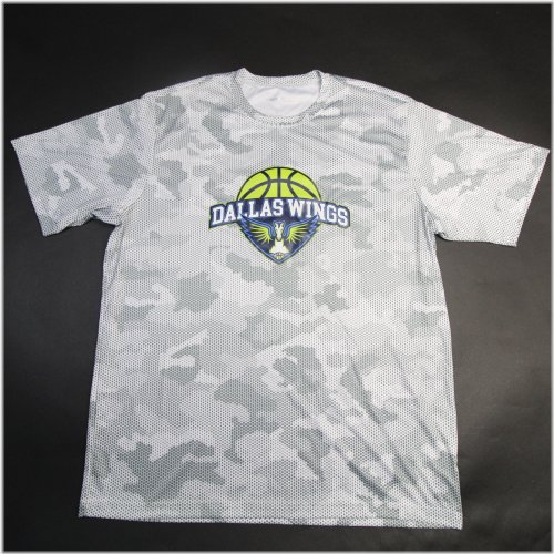 Wings Fan Edition Short Sleeve Shirt in White/Gray