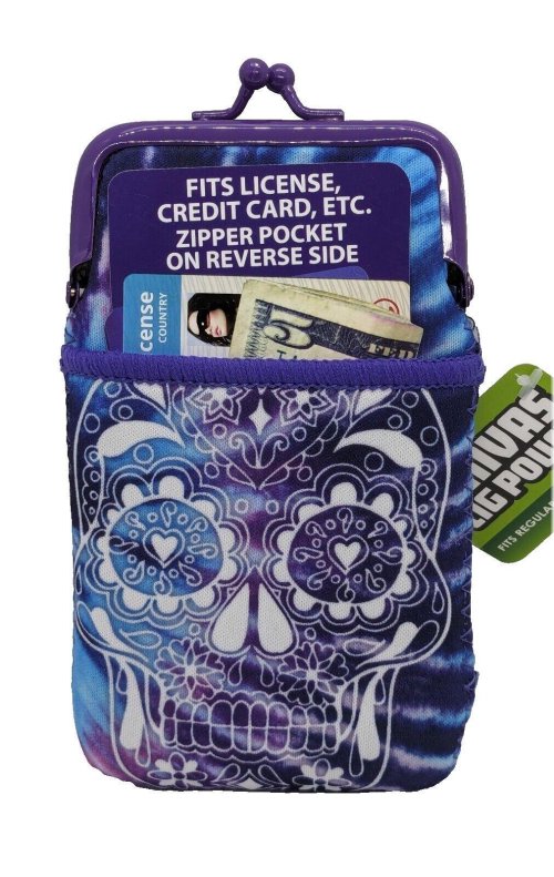 Sugar Skull Neoprene Cigarette Pouch