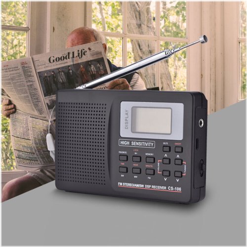 WorldWave Portable Radio: Your All-in-One Music and News Companion