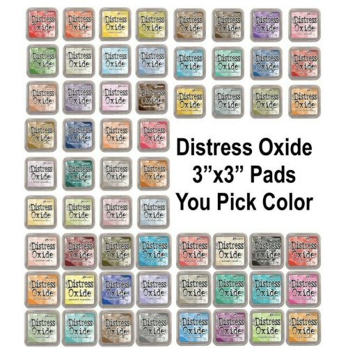 Artisan Hue Ink Pads - Handpicked 3"x3" Distress Oxide Colors by Tim Holtz