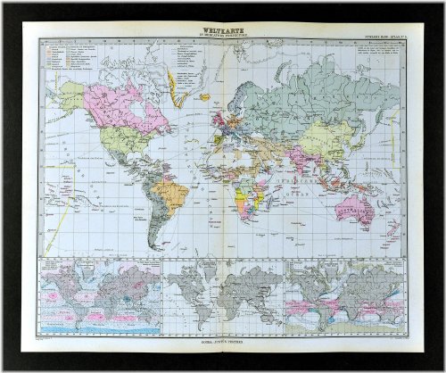 Vintage Stieler Cartographic Masterpiece