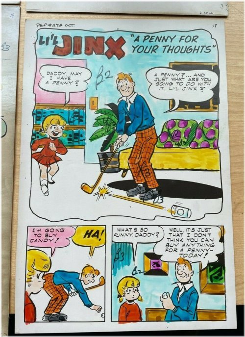 Candy Archie 1973 - Li'l Jinx Penny Color Guides