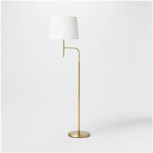 Graceful Glow Brass Iron Lamp