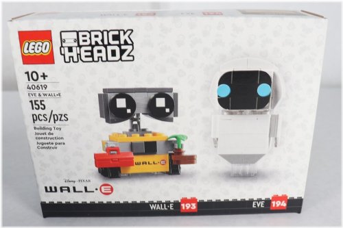 Wall-E & Eve LEGO Brickheadz Set