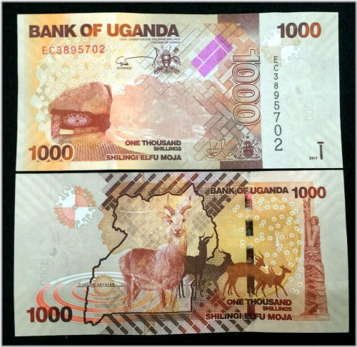 Uganda 1000 Shillings Banknote