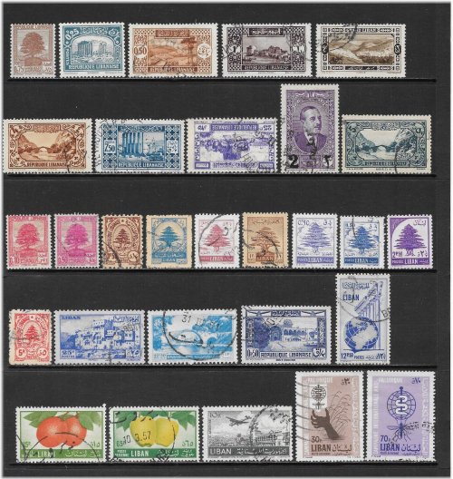 Lebanese Stamp Collection: 1925-1962