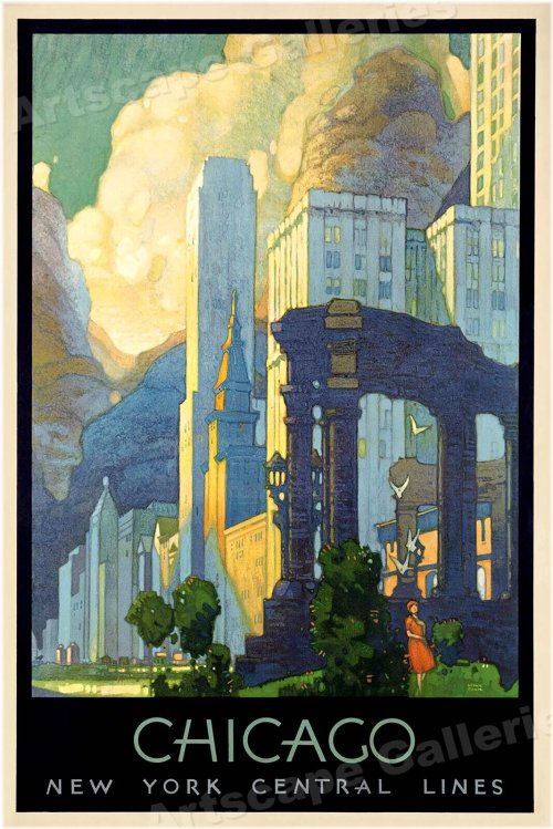 Chicago Adventure - Vintage Travel Poster