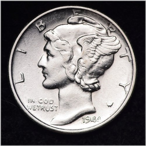 1944 Mercury Silver Dime