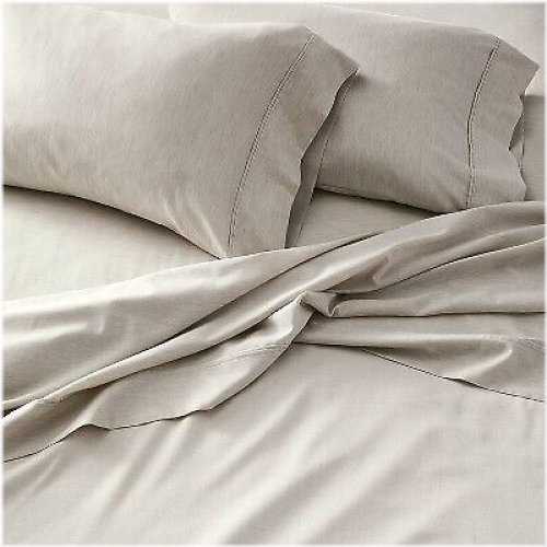 Mélange Gray Queen Sheet Set