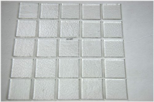 Clear Bullseye Glass Tiles