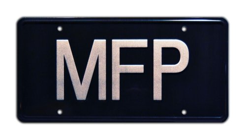 Road Warrior Metal License Plate Replica