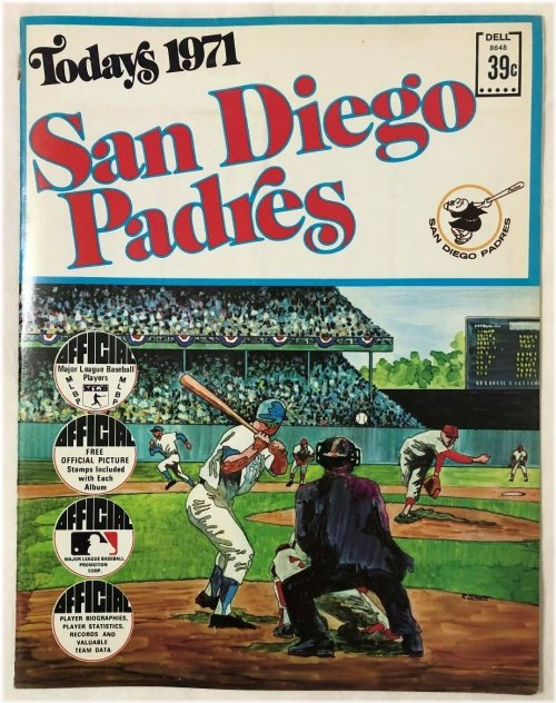 Padres Past: 1971 Official Picture Stamps Book