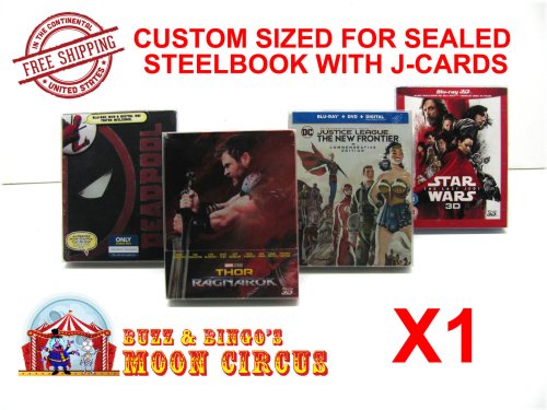 Crystal Shield for Blu-ray Steelbook with J-Cards (BR5 Size)