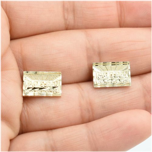 Divine Last Supper Stud Earrings