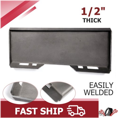 Steel Tach Mount Plate for Heavy Equipment Attachments