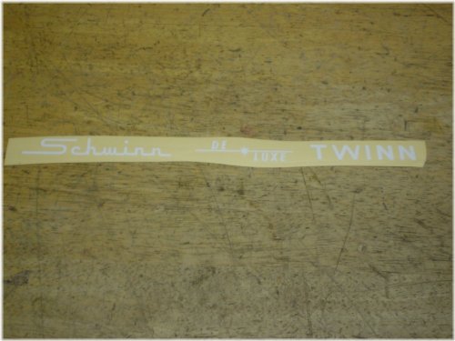 Classic Schwinn Tandem Chain Guard Decal