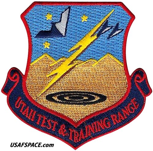 Utah Test & Training Range - UTTR - DOD USAF - Hill AFB, UT - Original Vel Patch