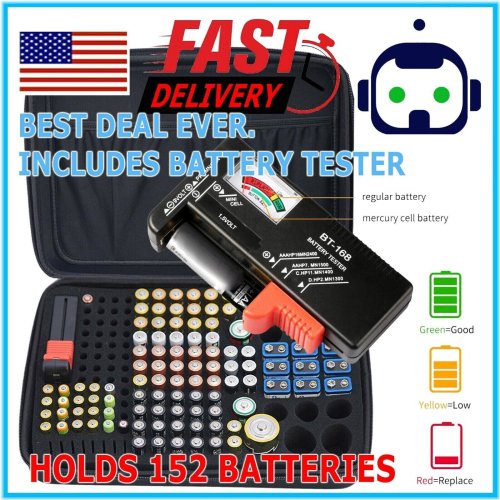 PowerMate Battery Organizer and Tester