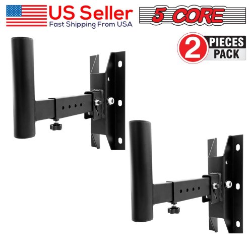 Rotatable Angle Adjustable Speaker Wall Mount Set