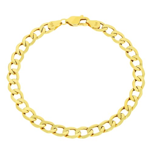 Golden Curb Link Bracelet