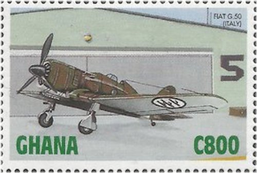 Ghana Peace and War Airplanes Stamp 1998
